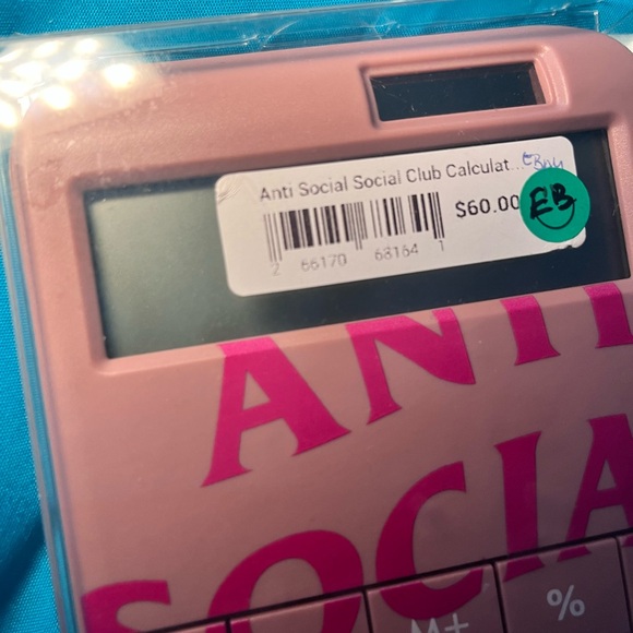 Anti Social Social Club Calculator Pink - Picture 4 of 5